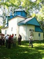 Cerkiew na wzgórzu Stożek, której duża część pochodzi z XIII w. Tyle pozostało ze sławnego grodu Daniłów